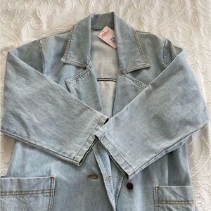 Denim Trench Coat